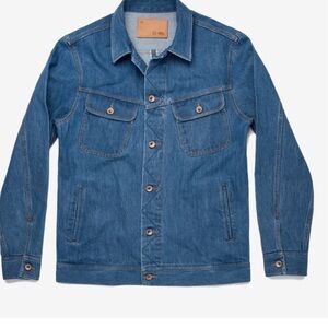 The Long Haul Jacket in Washed 24 Month Organic 68' Selvedge